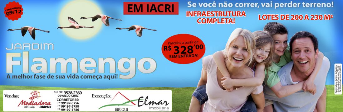 JARDIM FLAMENGO - IACRI - SP (100% VENDIDO)